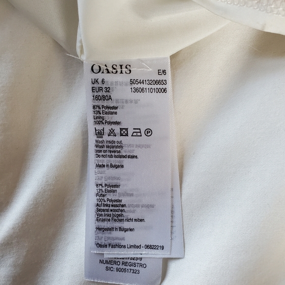 OASIS bird print midi pencil dress - Picture 5 of 7